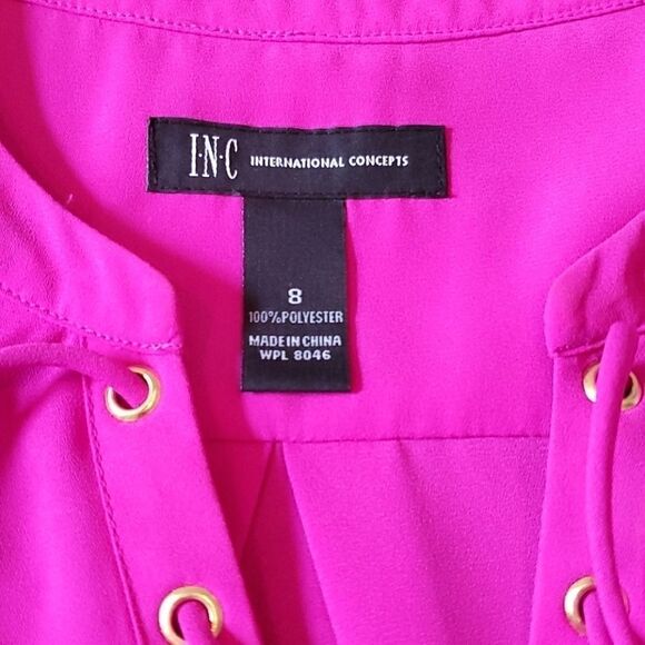 INC size small pink blouse NWOT - Picture 2 of 8